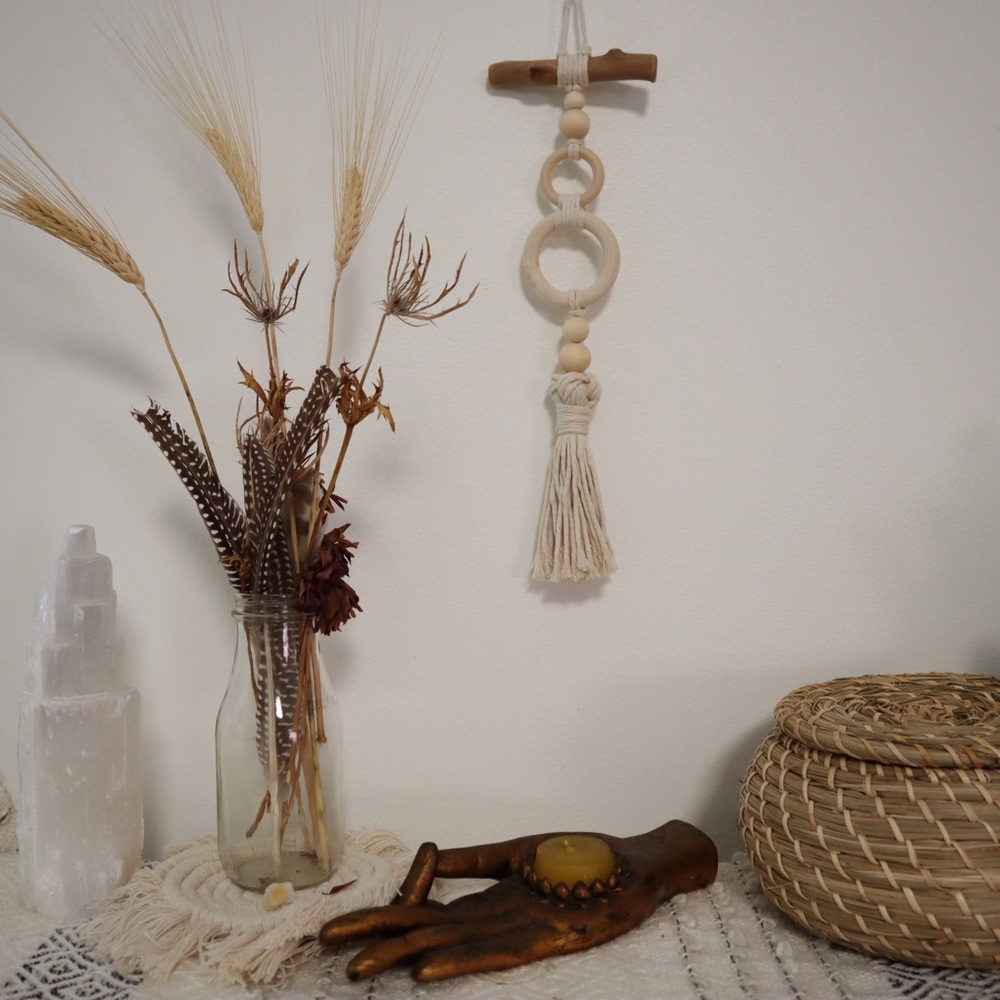 Boho tribal wall hanging